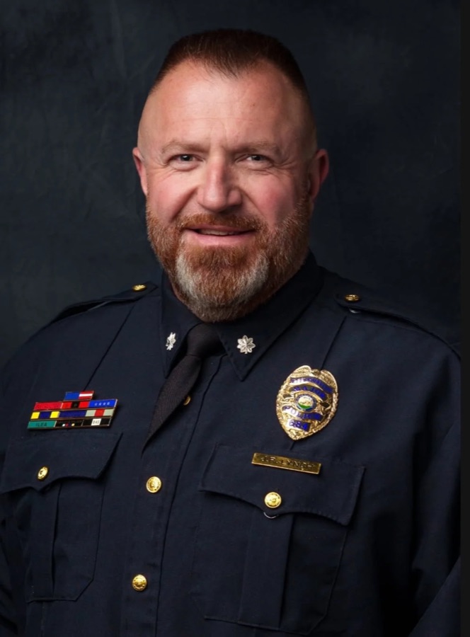 Portrait of Assistant Chief Josh Lynch in uniform
