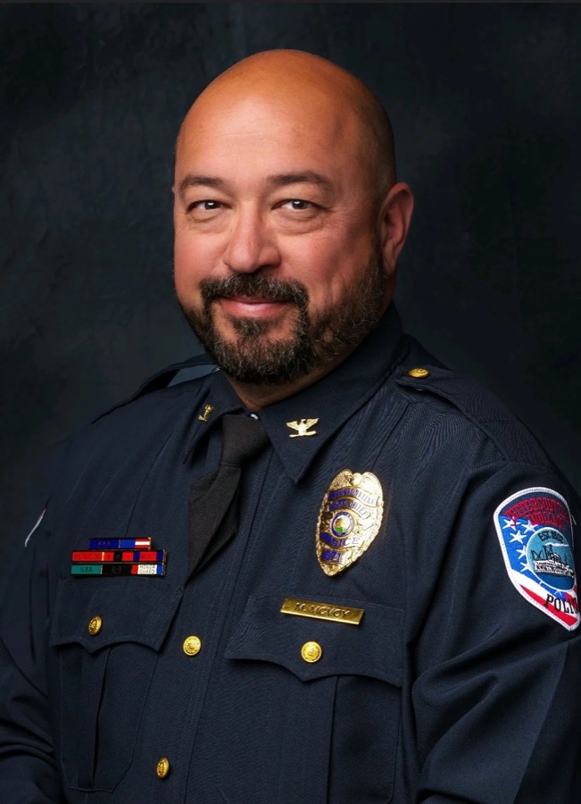 Portrait of Chief of Police Scott McVoy in uniform